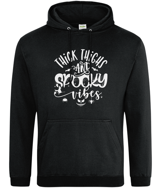 Thick Thighs Spooky Vibes Hoodie