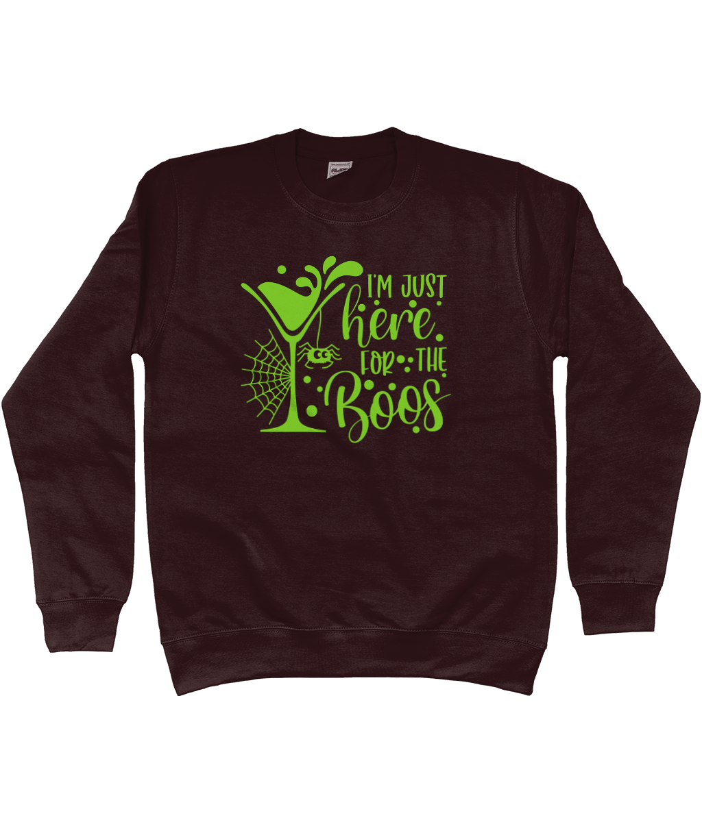 I'm Just Here For The Boos Halloween Sweatshirt