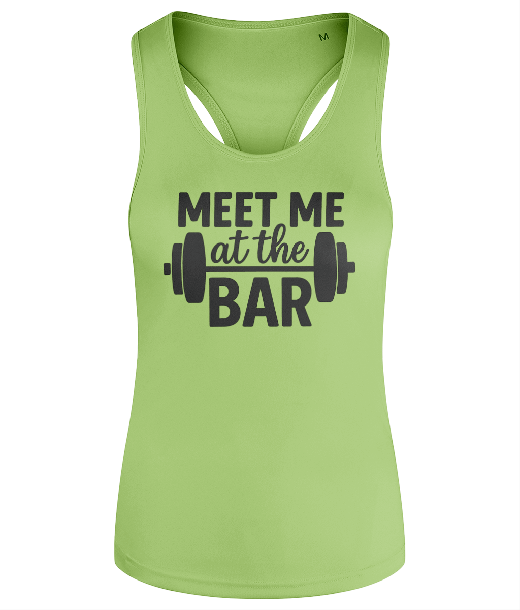 Meet Me At The Bar Workout Vest