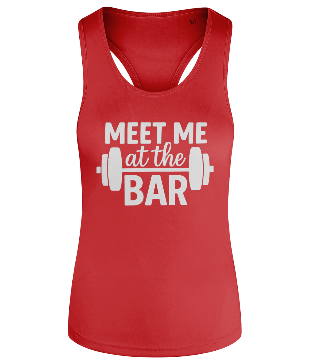 Meet Me At The Bar Workout Vest