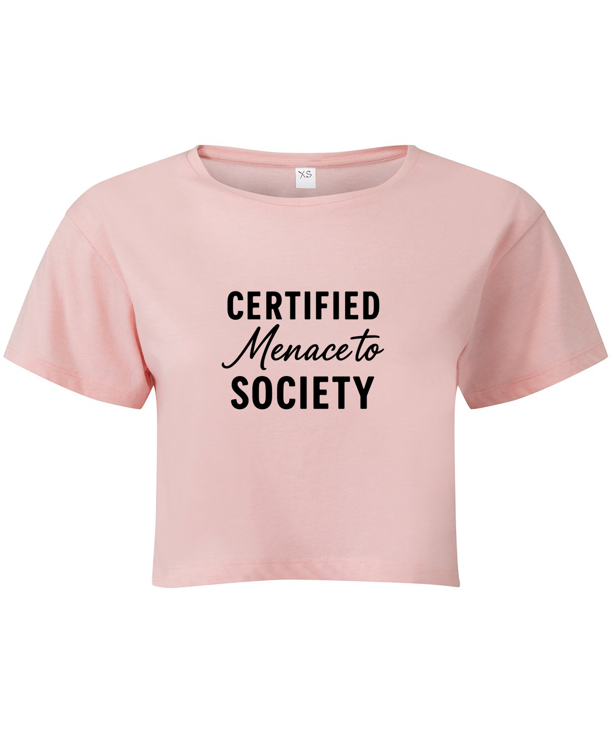 Certified Menace To Society Cropped T-shirt