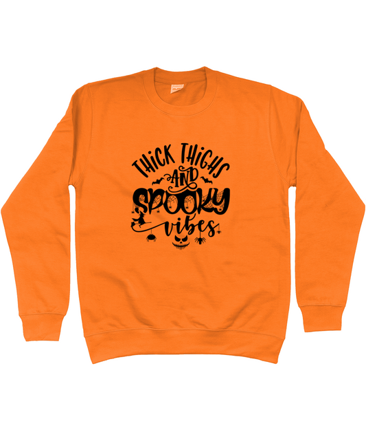 Thick Thighs Spooky Vibes Sweatshirt