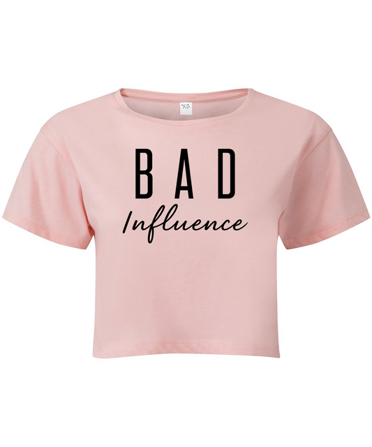 Bad Influence Cropped T-shirt