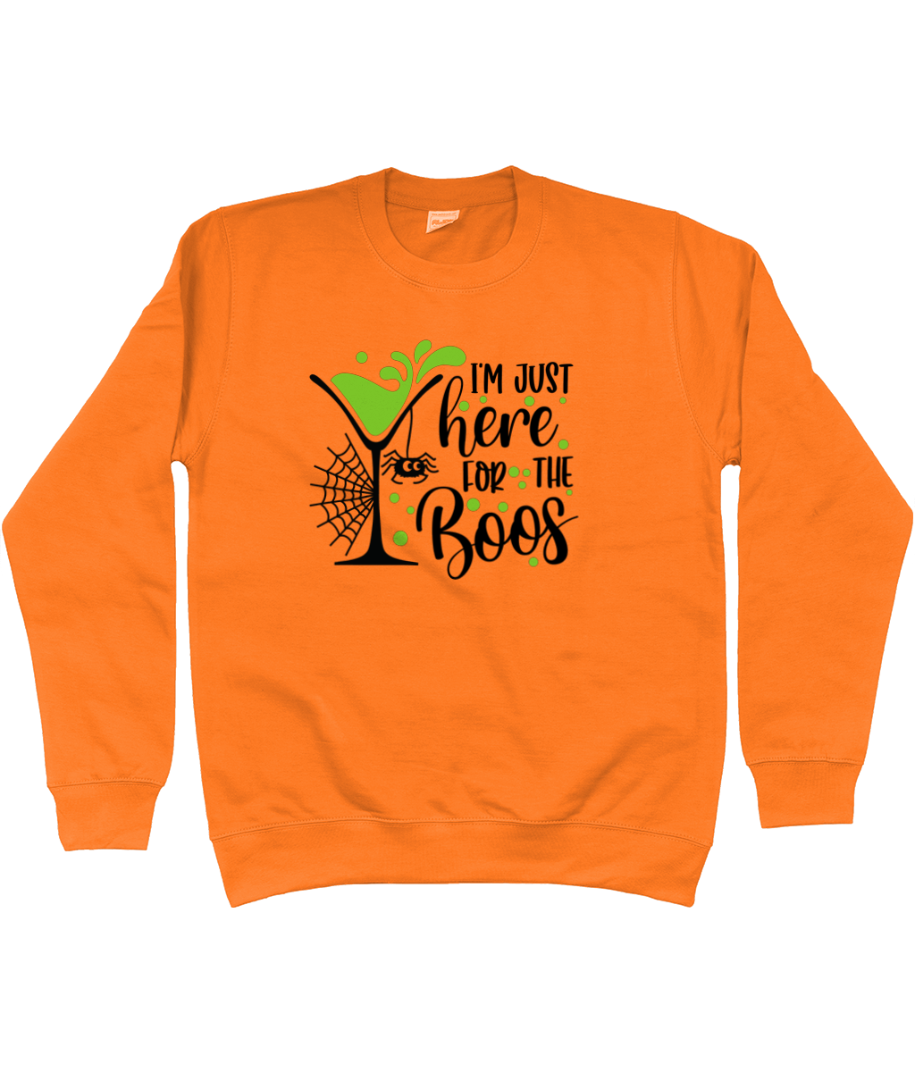 I'm Just Here For The Boos Halloween Sweatshirt