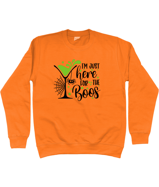 I'm Just Here For The Boos Halloween Sweatshirt