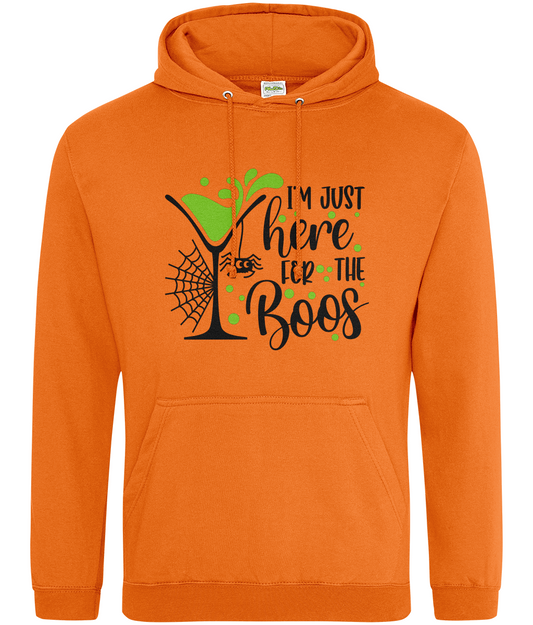 I'm Just Here For The Boos Halloween Hoodie