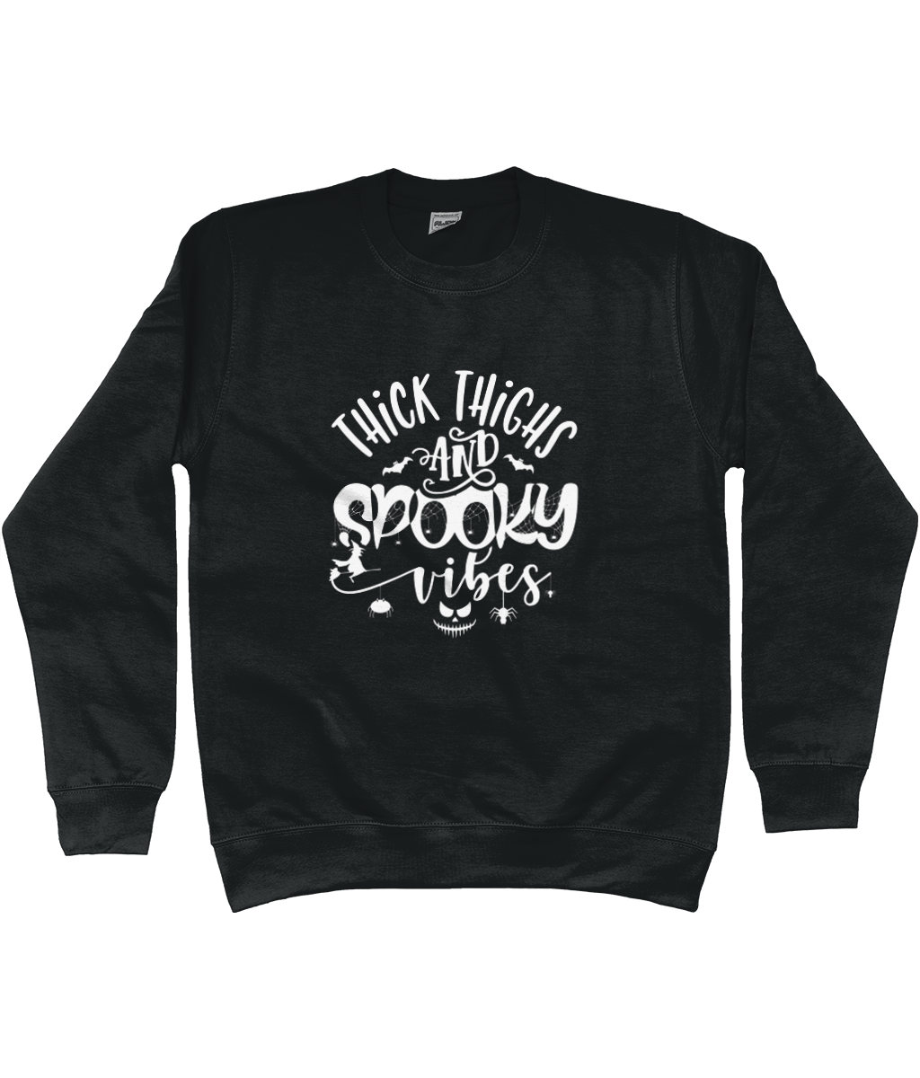 Thick Thighs Spooky Vibes Sweatshirt