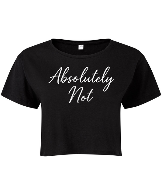 Absolutely Not Cropped T-shirt