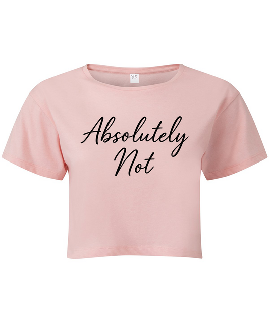 Absolutely Not Cropped T-shirt