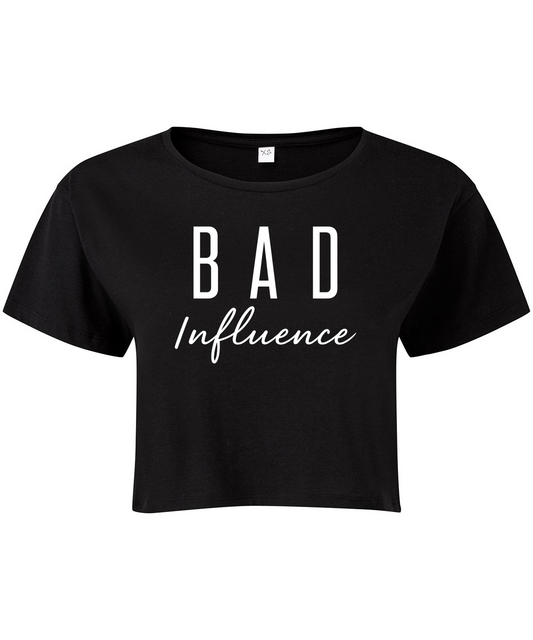 Bad Influence Cropped T-shirt
