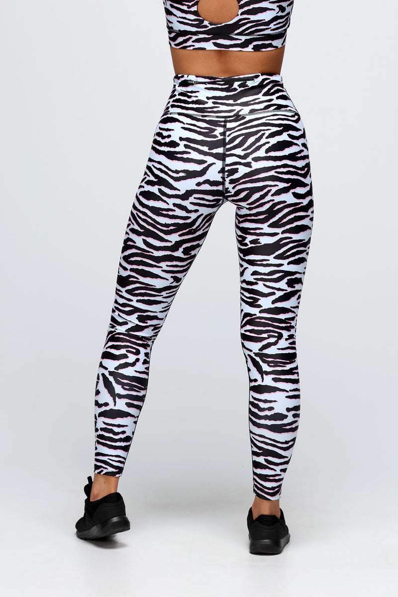 Baby Blue Zebra Leggings