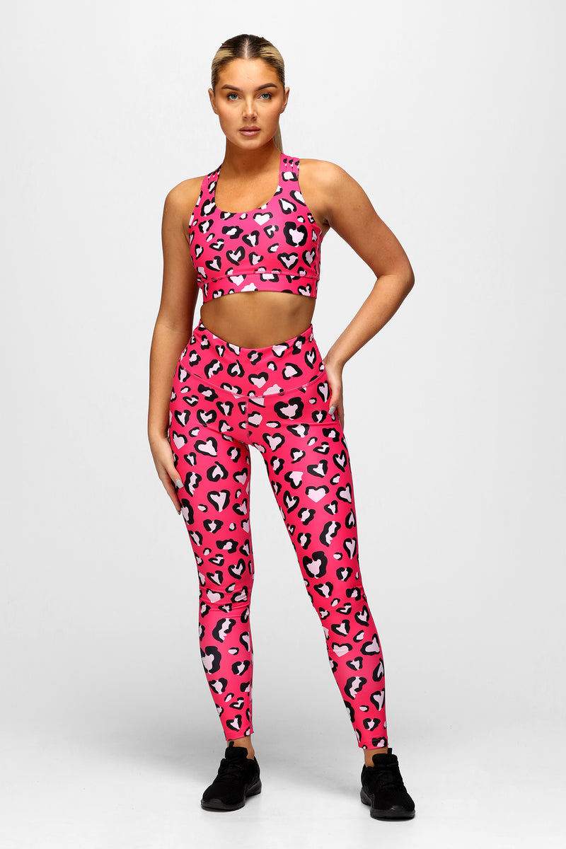 Blushing Leopard Leggings